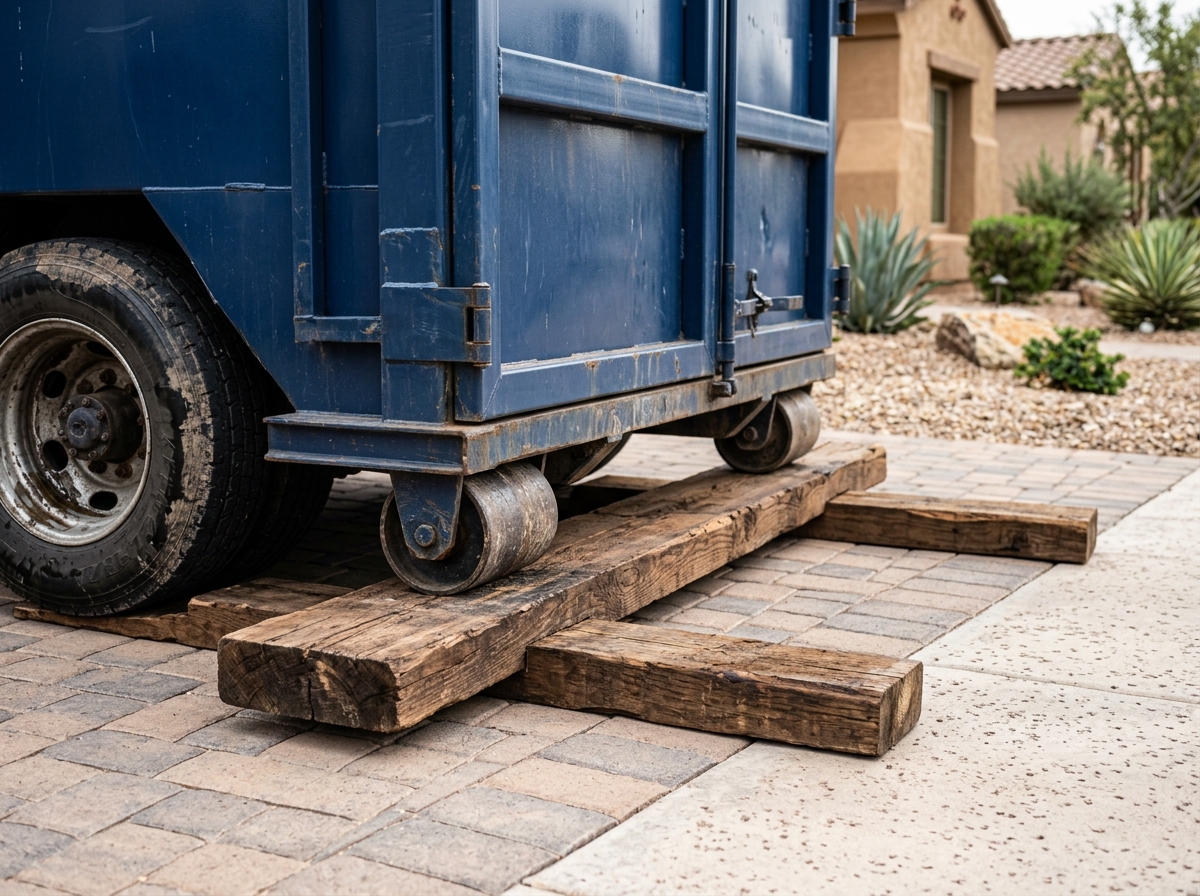 Xeriscaping & Caliche Removal: Managing Heavy Inert Waste in Maricopa County